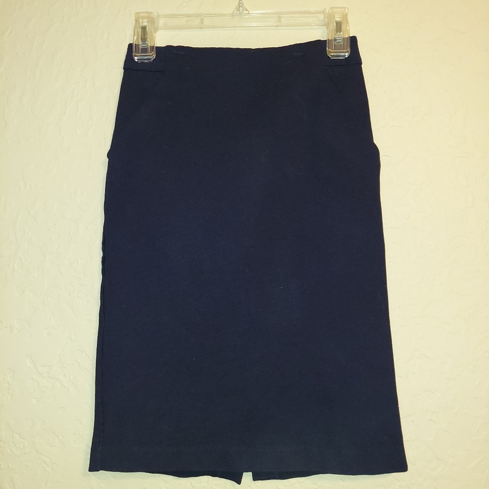 A New Day black bluish pencil skirt with pockets 2